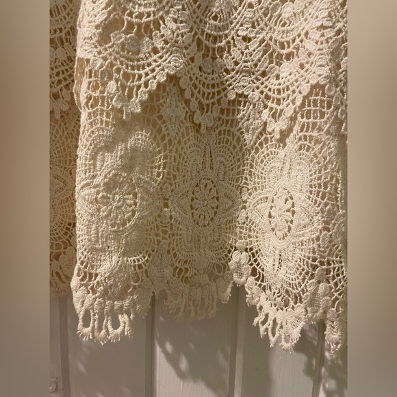 Cristina crocheted lace tunic-small NWT - Picture 2 of 9